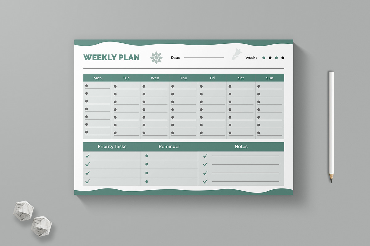 Weekly Planning Schedule Template