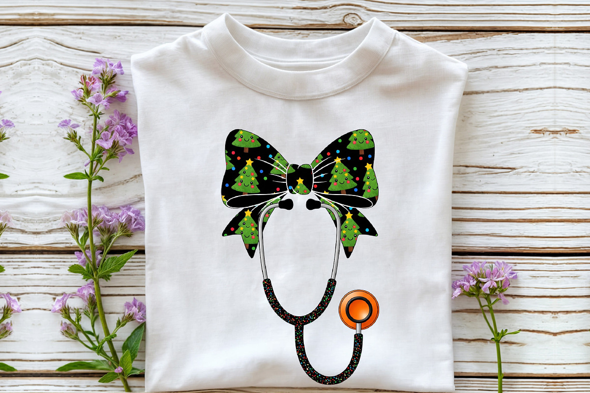 Christmas Nurse Coquette Bow Png, a Seasonal Illustration by Rose Art (Photo 2 of 4)