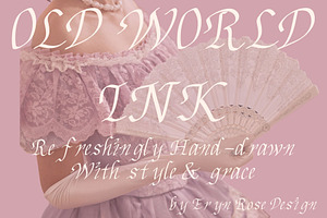 Old World Ink, a drawn medieval font