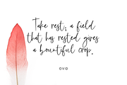 Featherstitch Script, a Script Font by Beck McCormick (Thumbnail 5 of 10)