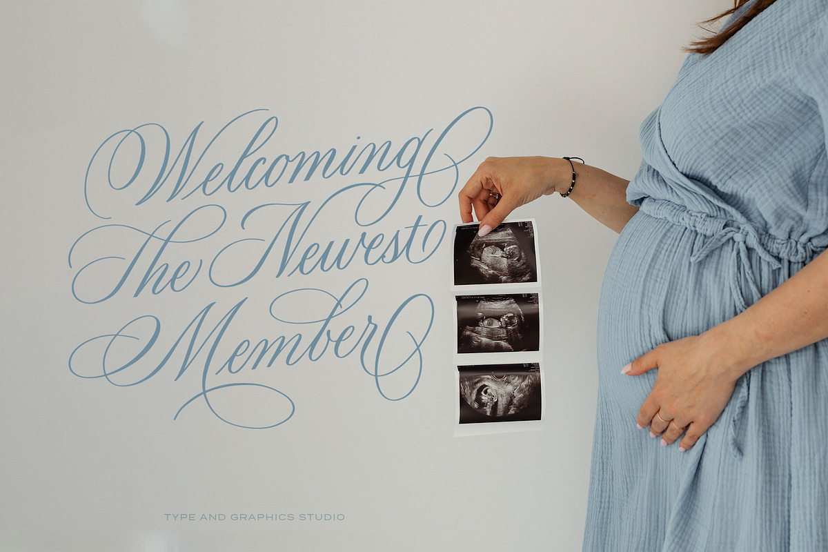 Baby Arrival Lettering, an Object Graphic by Type and Graphics Studio (Photo 7 of 16)