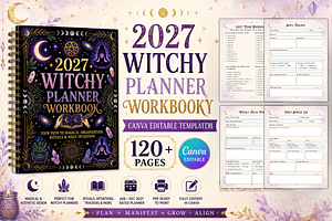 2027 Witchy Planner Workbook