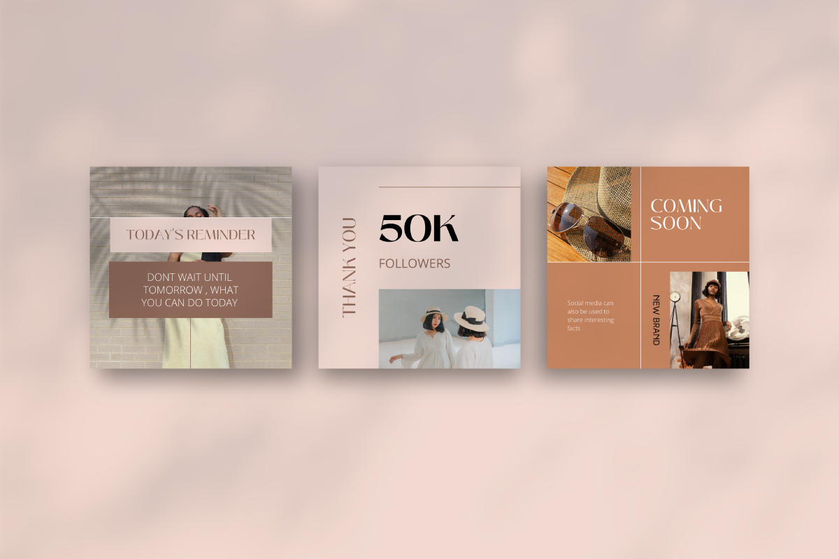 Casy Fashion - Canva Instagram, a Social Media Template by Inkofert (Photo 6 of 11)