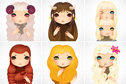Zodiac signs collection +bonus, an Illustration by nenochka (Thumbnail 2 of 4)