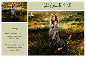 95 Gold Dust Overlays For PS