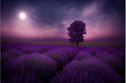 Lavender field at summer, a Nature Photo by Neirfy