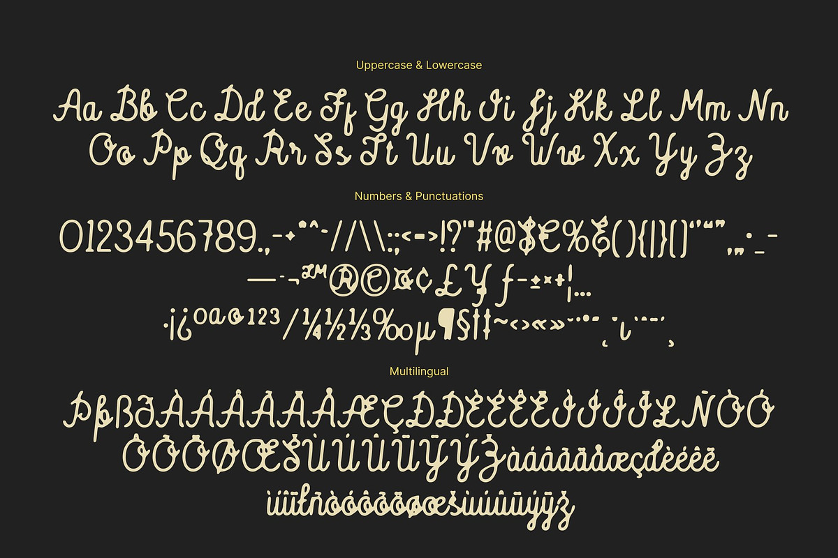 CS Blossom Drawn, a Script Font by Craft Supply Co. (Photo 8 of 8)