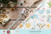Coastal Cowgirl Seamless Pattern, a Pattern Graphic by Chonnieartwork (Thumbnail 5 of 5)