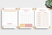 Editable Canva Meal Planner Template, a Stationery Template by Ultimate Template Shop (Thumbnail 3 of 9)