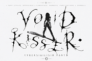 Cybersigilism Fonts, a Blackletter Font by Lilithcollageart (Thumbnail 1 of 11)