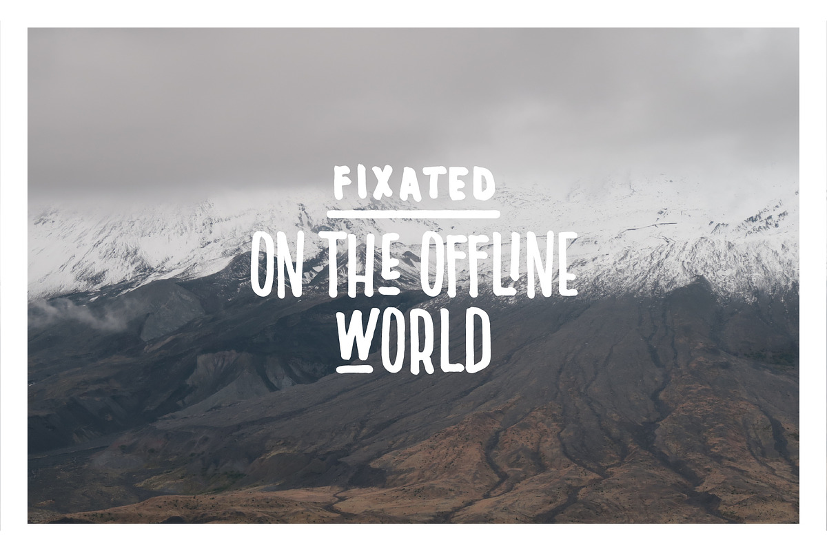POSTAL, a Handwritten Font by byRosa (Photo 5 of 5)