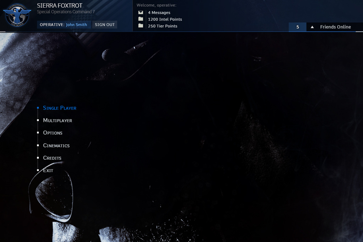 Sierra Foxtrot FPS GUI, a Templates & Theme by Kodiak Graphics (Photo 9 of 11)