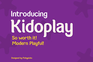 Kidoplay – Playful Kids Display Font