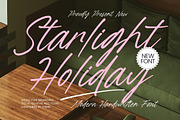Starlight Holiday Handwritten Font, a Script Font by Letterena Studios Script (Thumbnail 1 of 20)