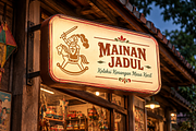 Vintage Toy Shop Logo, a Branding & Logo Template by Atlantis X Nurman Arbai (Thumbnail 1 of 3)