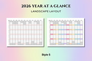 2026 Year at a Glance, a Templates & Theme by Adalin Shop (Thumbnail 7 of 12)