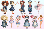 4th of July Cute Doll Sublimation, a Graphic by CitraGraphics (Thumbnail 2 of 4)