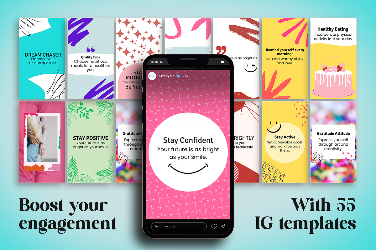 Bright Social Media Template Bundle, a Social Media Template by Snapybiz (Photo 3 of 9)