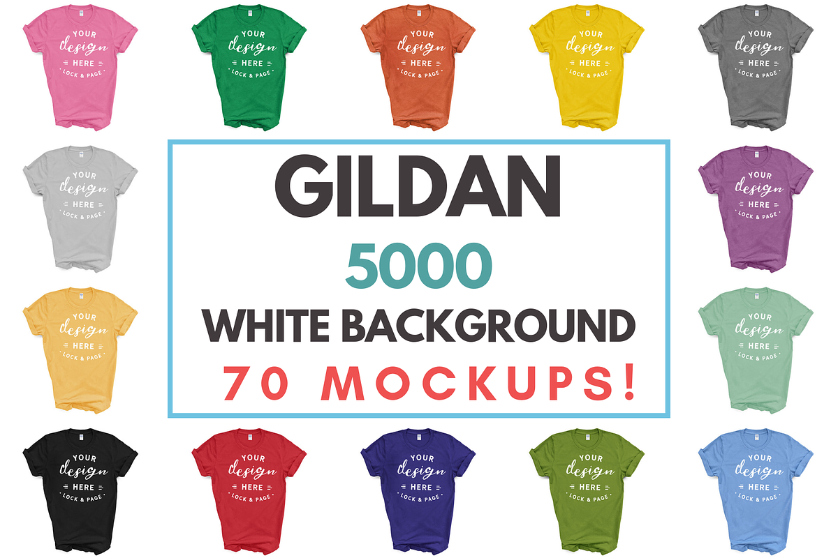 Ultimate T-Shirt Mockup Mega Bundle, a Shirt Mockup by lock and page (Photo 8 of 17)