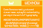 Comic Sons font, a Sans Serif Font by weknow (Thumbnail 4 of 8)