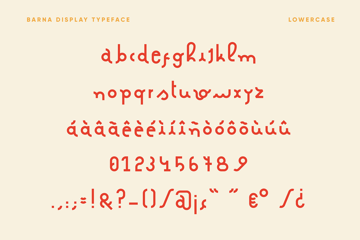 Barna Typeface preview 3