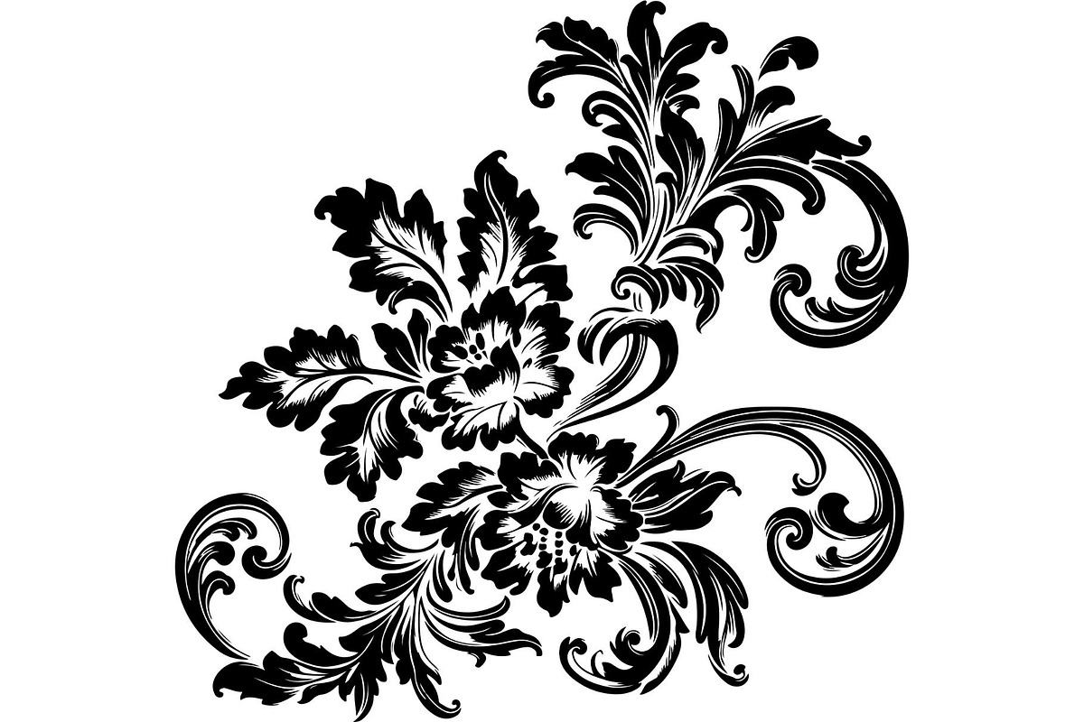 Victorian Floral Damask Ornament, an Object Graphic by Gfx_Store (Photo 5 of 32)