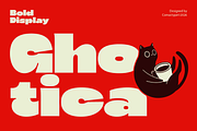 Ghotica- Bold Display Typeface, a Sans Serif Font by Comactype Foundry (Thumbnail 12 of 13)