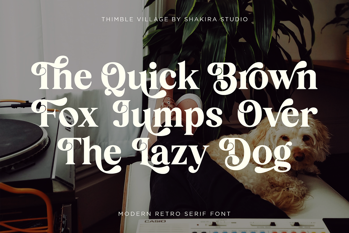 Thimble Village - Serif Display Font, a Serif Font by Shakira Studio (Photo 8 of 10)