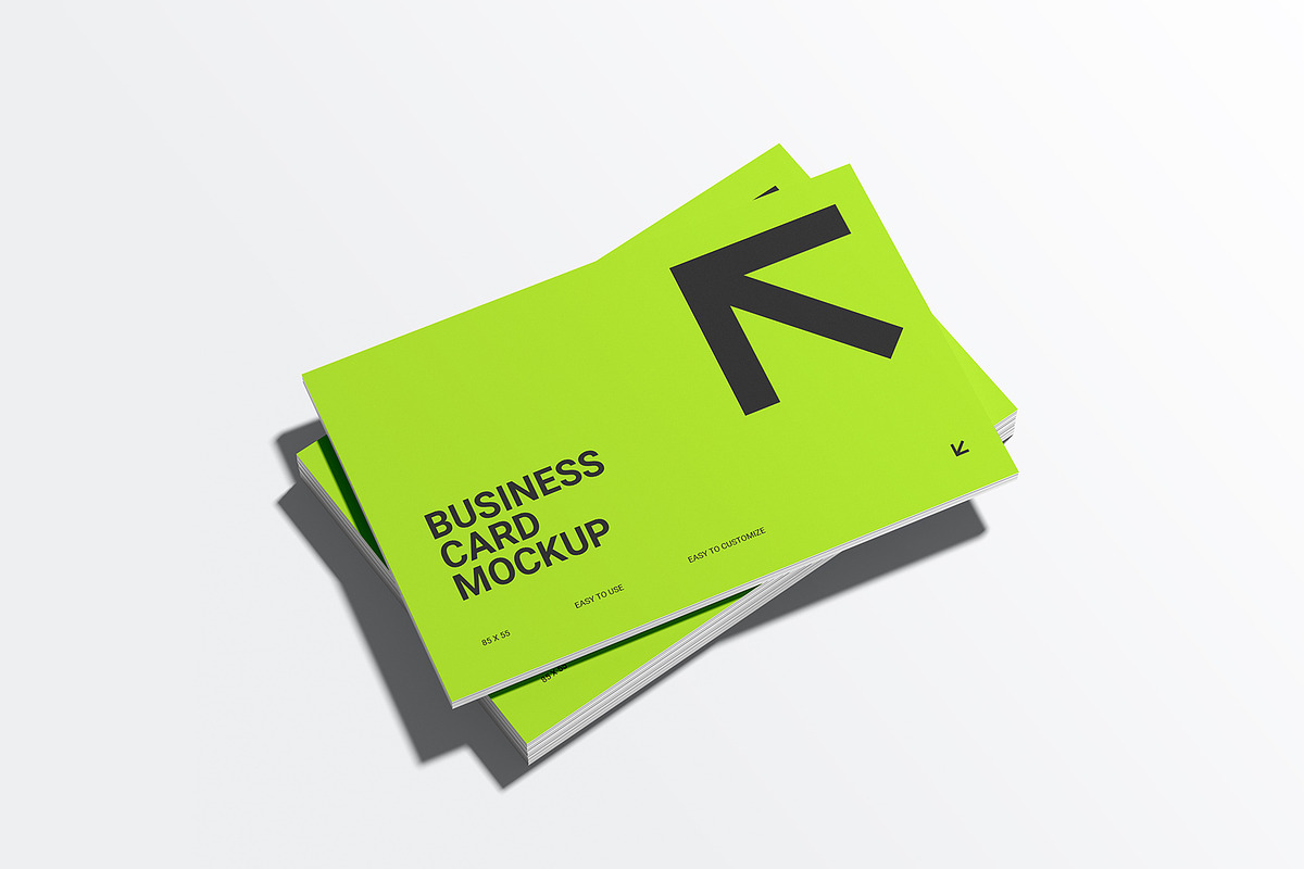 Landscape Business Card Mockup, an Advertising Mockup by Rizky Audymas (Photo 3 of 7)