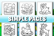 Cozy Farm Animals Bold and Easy, an Animal Illustration by Design Zone (Thumbnail 4 of 6)