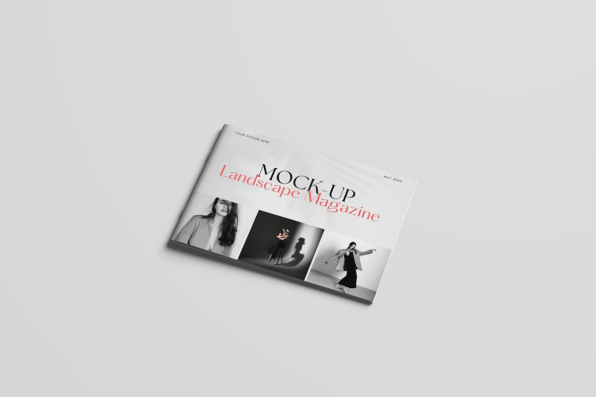 A4 Landscape Magazine Mockup, a Books & Magazine Mockup by Lxadesign (Photo 7 of 14)