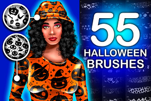 Procreate Halloween Texture Brushes