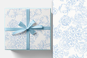 TOILE DE JOUY vector patterns set, a Seasonal Illustration by FleurArt (Thumbnail 7 of 8)