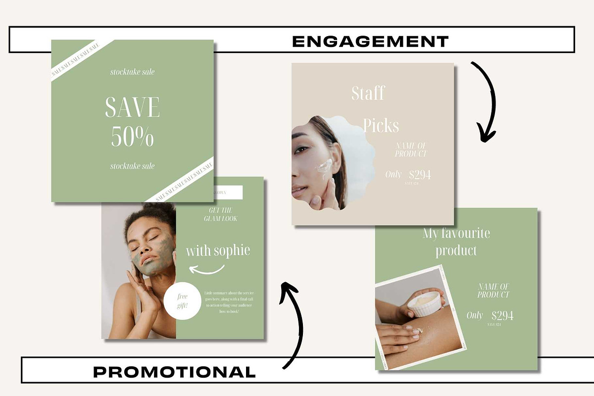 Beauty Post - Fresh Skincare, a Social Media Template by Freedom Business Shop (Photo 4 of 10)