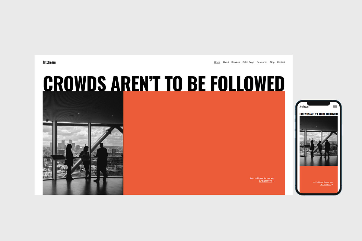 Jetstream Website Template preview 3