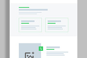 Modern Website Wireframe Template, a Wireframe Template by MightyDesign (Thumbnail 3 of 9)