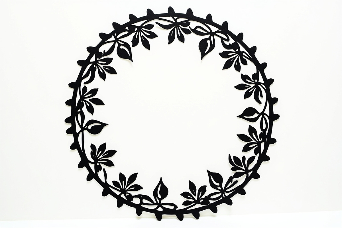 Decorative Circle Leaf Frame Set, an Illustration by BIPLOB EXPERT (Photo 5 of 9)