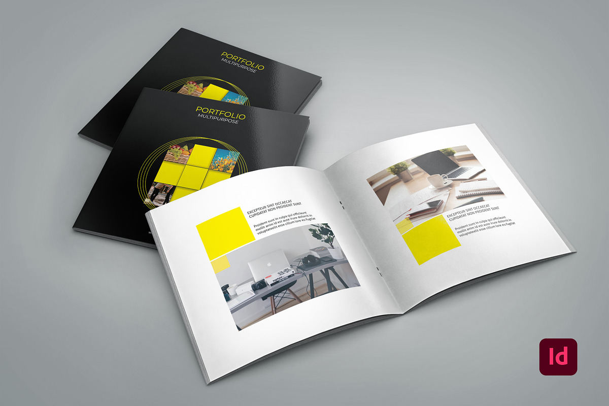 Minimal Square Portfolio, a Brochure Template by Template Shop (Photo 1 of 7)