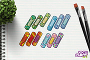 Cute Adhesive Bandage Cartoon Vector, a Healthcare Illustration by Jocularity Art (Thumbnail 2 of 3)