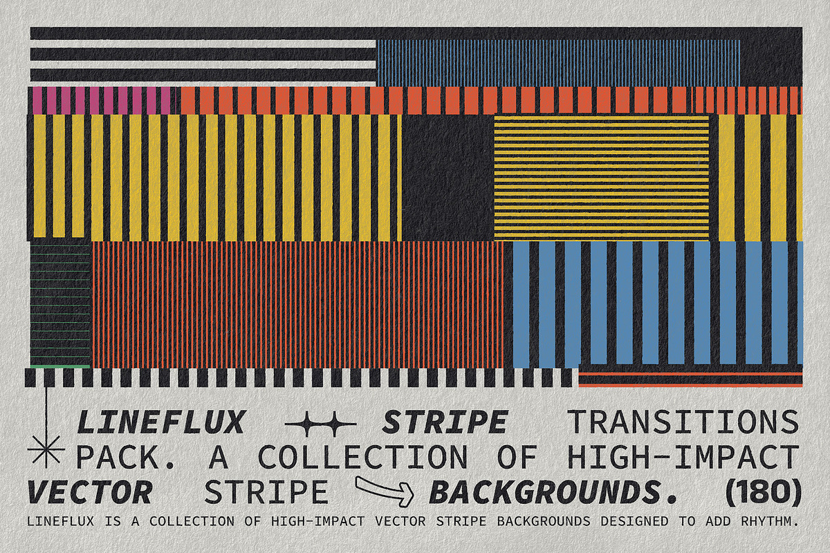 Lineflux – Vector Stripe Transitions, a Graphic by softulka (Photo 1 of 10)