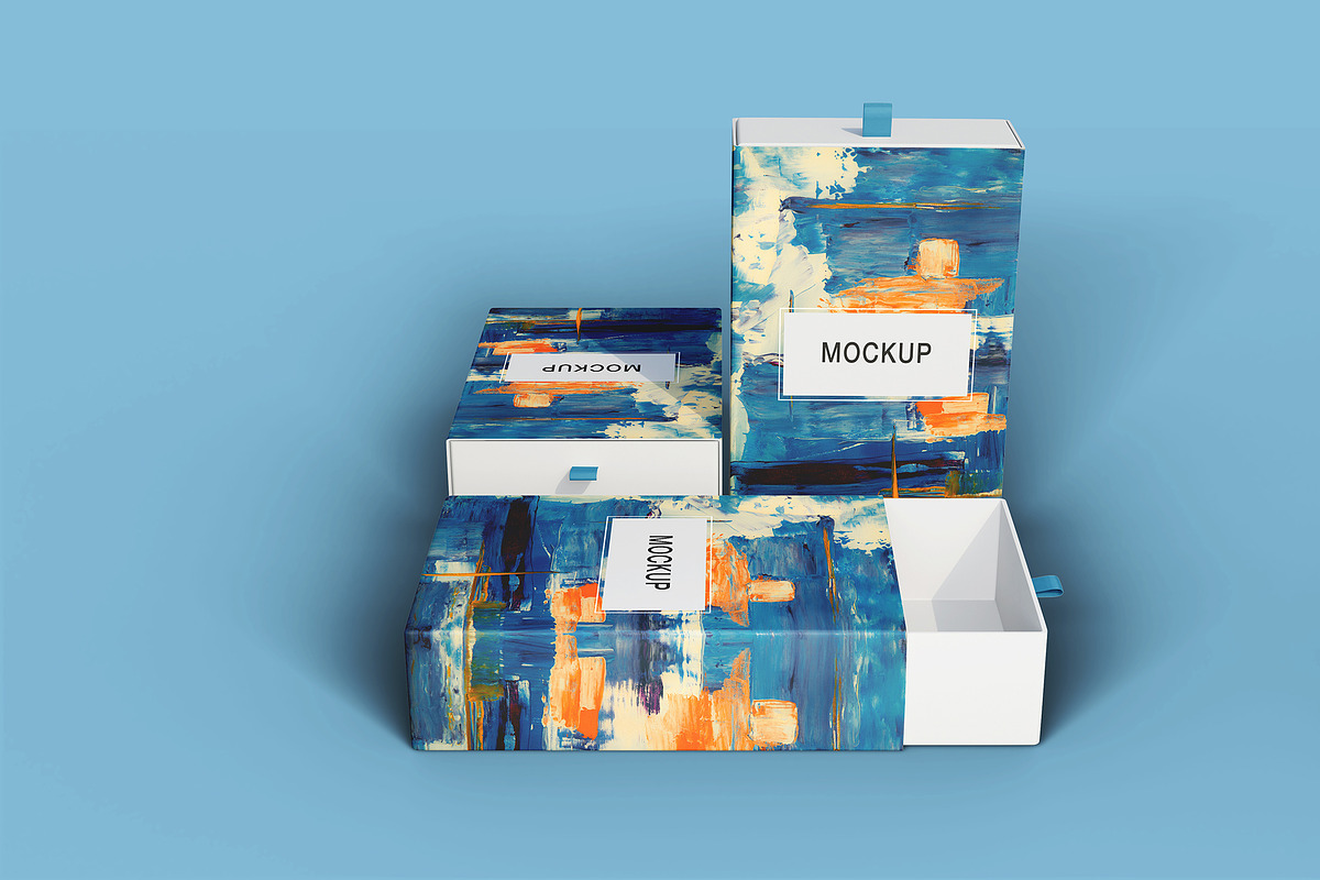 Isometric box mockup design, a Packaging Mockup by Raihan Rahman (Photo 12 of 22)