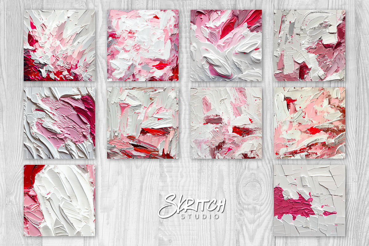 Thick Paint Abstract Pink Textures, a Texture Graphic by Skritch Studio (Photo 6 of 6)