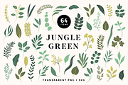 Jungle Greenery - Botanical Leaves, an Illustration by Rough Edges Supply Co. (Thumbnail 1 of 9)
