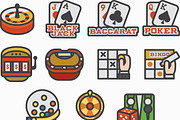 76 Casino Icons, a Solid Icon by Flat Icons (Thumbnail 2 of 6)