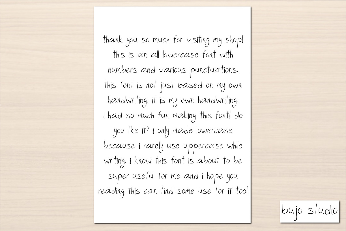 Chelsie's Handwriting Font, a Handwritten Font by Bujo Studio (Photo 4 of 5)