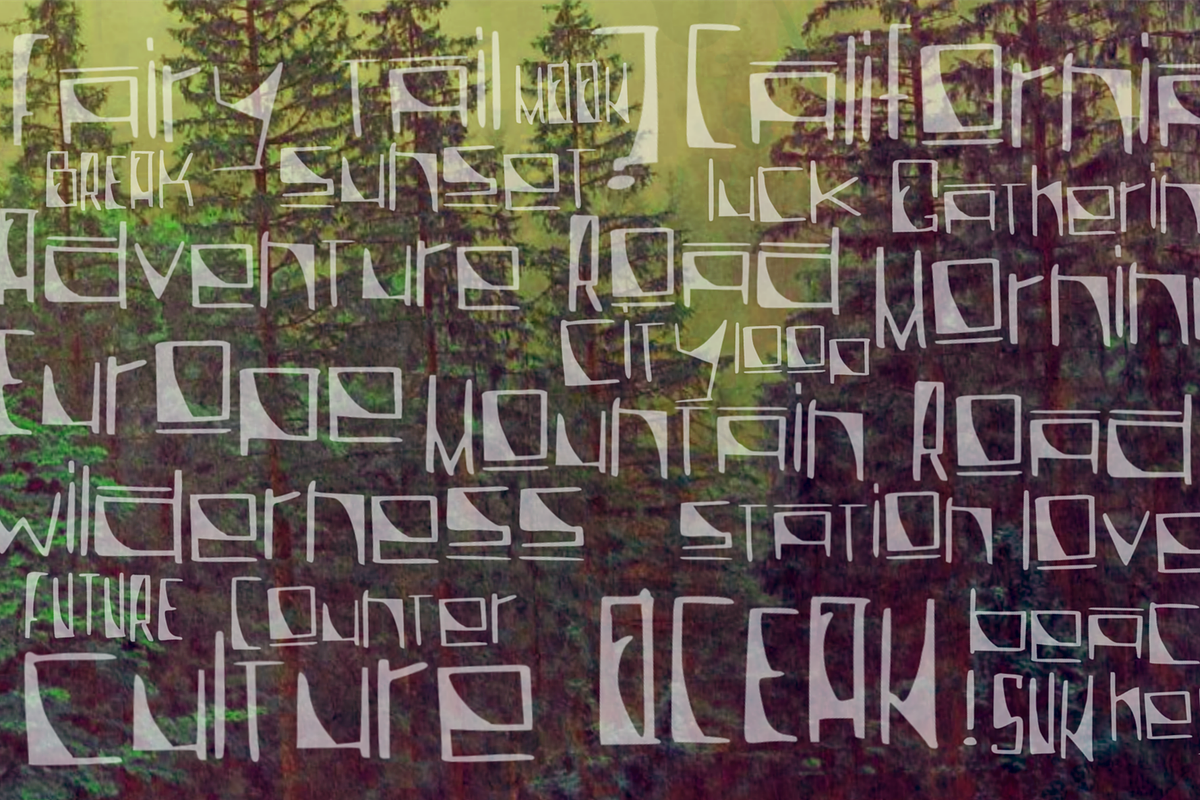 Slash Hendge style font, a Script Font by C7 Studio (Photo 5 of 5)