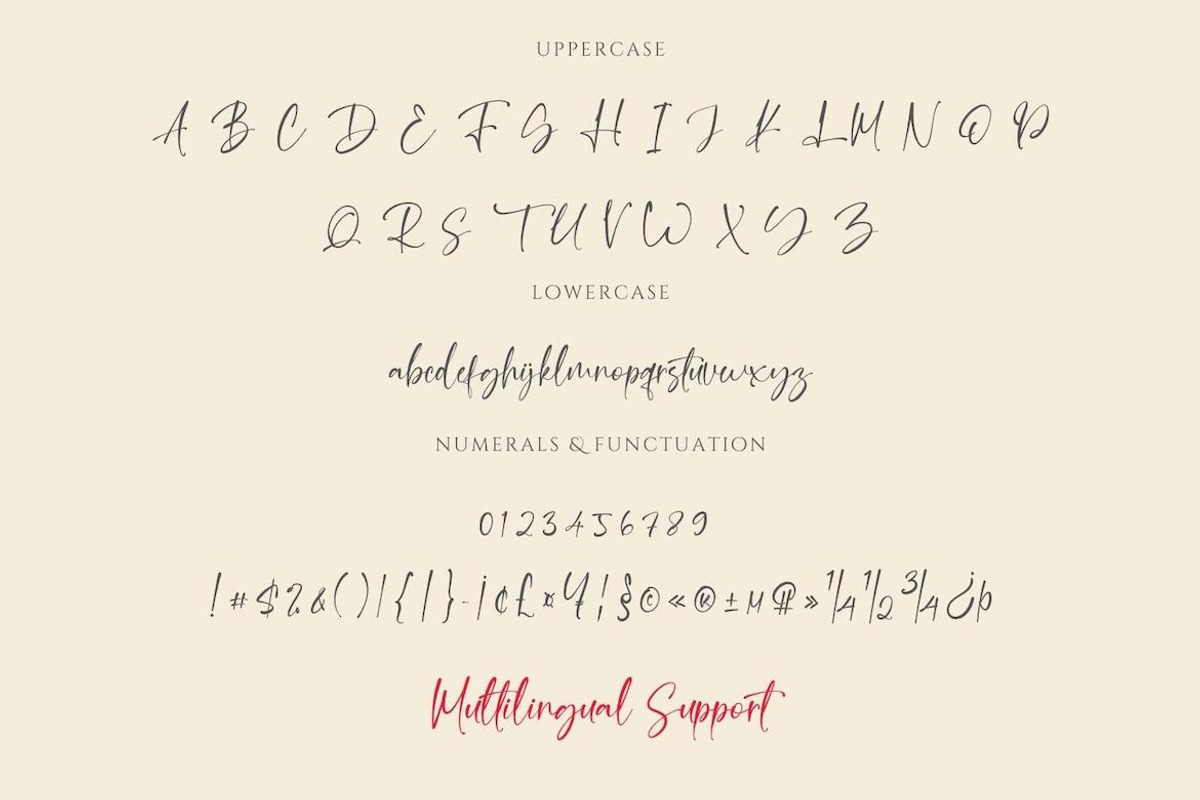 Quillia - Bold Signature Handwriting, a Handwritten Font by CreateBigSupply (Photo 7 of 10)