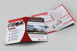 Corporate Bi-Fold Brochure V-1