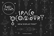 Space Geometry Font+ Bonuses, a Font by Nina's Illustration Shop (Thumbnail 1 of 6)