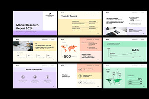 Market Research Report Deck Keynote